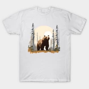 Brown Bear Forest T-Shirt